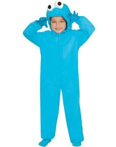 Monster kostume blå til små børn