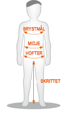 Størrelsesguide: Hombre
