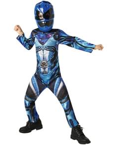 Disfraz de Power Ranger azul Movie para niño