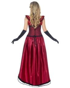 Deluxe Red Saloon Gal Adult Costume