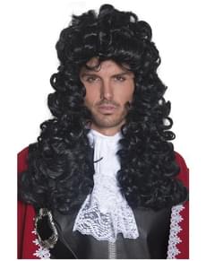 Langhaarperücke Piraten Kapitän gelockt