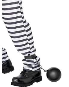 Kuge und Kette eines Gefangenen