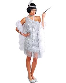 Costume charleston argento