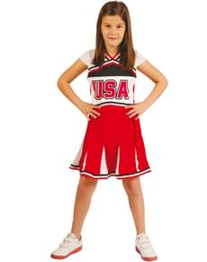 Costume ragazza pon pon simpatica da bambina