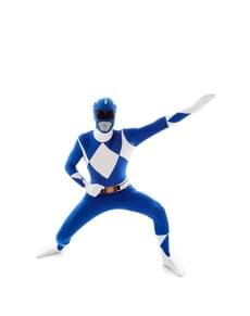Morphsuit Power Ranger blå kostume