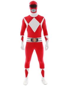 Morphsuit Red Power Ranger Adult Costume