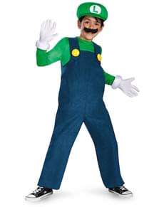 Costume de Luigi prestige pour garçon