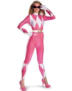 Disfraz de Power Rangers rosa sexy deluxe