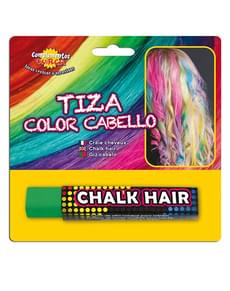 1 craie pour colorer les cheveux en Vert