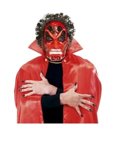 Maska ďábel červený