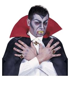 Dents de vampire fluorescentes pour adulte