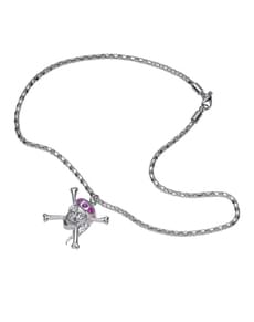 Collana teschio pirata strass