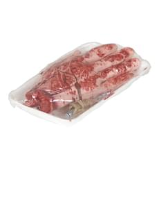 Pakattu verinen käsi