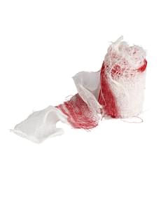 Bande médicale ensanglantée