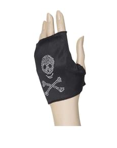 Mitaines tête de mort pirate