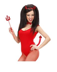 Teufelin Set mit Pailletten