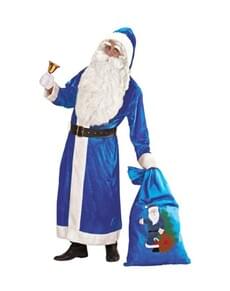 Joulupukki Pohjoisnavalta sininen asu