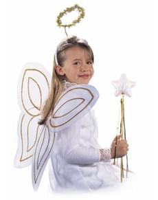 Angel kit with wings halo and wand for a child