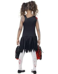 Costume da cheerleader zombie per bambina