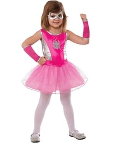 Spidergirl pink tutu costume for a girl