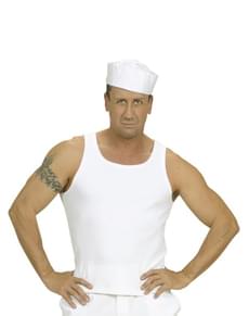 T-shirt blanc débardeur