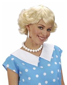 Perücke Stil 50er Jahre blond