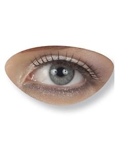 Ciglia nere separate