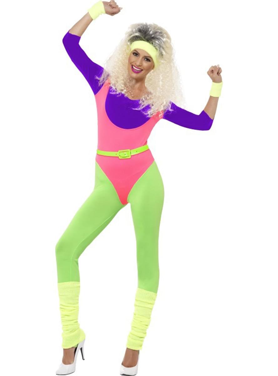Disfraz gimnasta 80 mujer