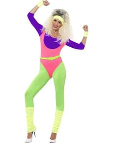 Costume fitness anni '80 donna
