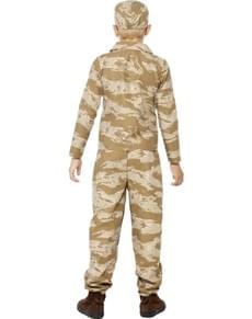 Boys Desert Soldier Costume