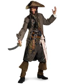 Miesten kapteeni Jack Sparrow Pirates of the Caribbean supreme-asu