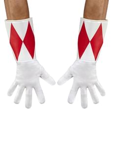 Guantes de Power Ranger Mighty Morphin rojo para adulto