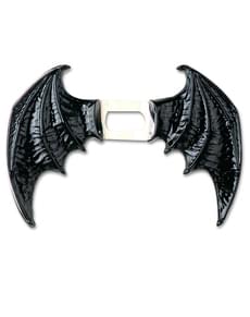 Schwarze Maxi Fledermausflügel unisex