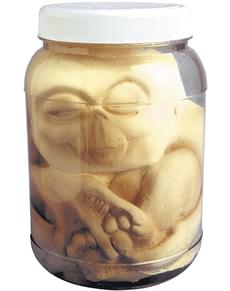 Barattolo con embrione alien