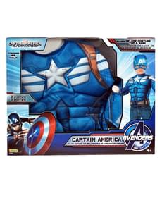 Muskulöses Captain America Kostüm Set für Kinder