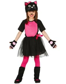 Girls City Pussycat Costume