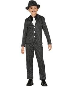 Costume da gangster mafioso da bambino