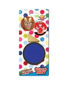 Maquillage jaune avec éponge