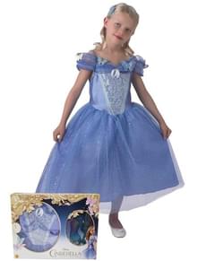 Girls Cinderella Movie Costume with Shoes