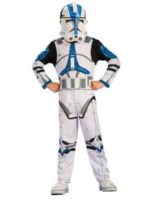 Boys Clone Trooper Legion 501 Star Wars Costume