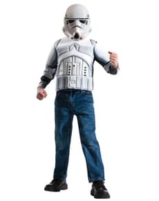 Poikien lihaksikas Stormtrooper Star Wars asusteet