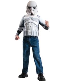 Boys Muscular Stormtrooper Star Wars Costume Kit