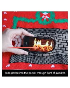 Strikket Knitrende Peis Julegenser