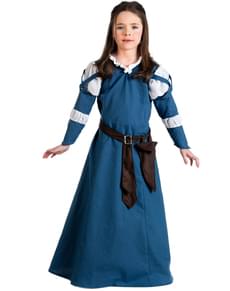 Costume medievale da Edora da bambina