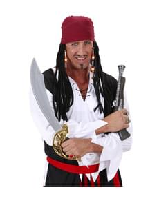 Man's Caribbean Pirate Bandana with Dreadlocks