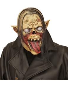 Máscara de zombie esquelético