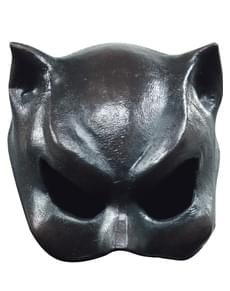 Cat girl Halloween halv maske
