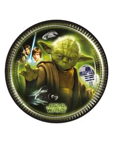 8 assiettes Star Wars and Heroes