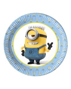 8 assiettes Minions