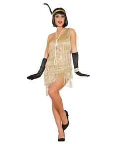 Woman's Gold Charleston Costume